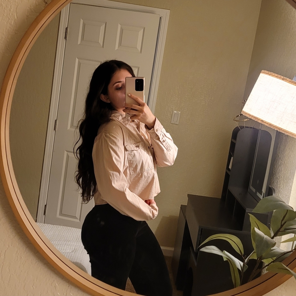 Pink Crop Top